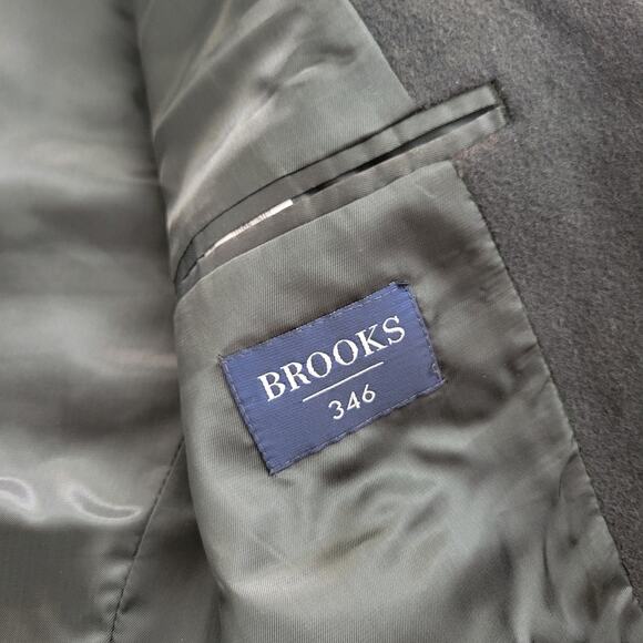 Vintage Brooks Brothers 346 Green Blazer Men's Size 41 Reg - Picture 6 of 11